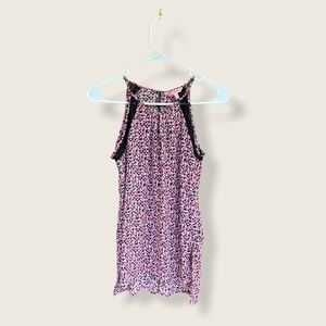 🌺Candies Y2K Sheer Tank with Black Lace